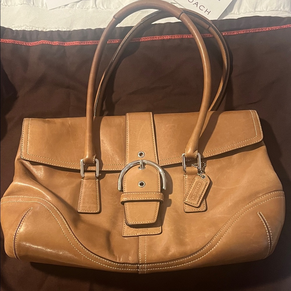 Coach Vintage Brown Leather Satchel